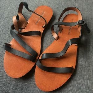 Black lucky brand Strappy sandals